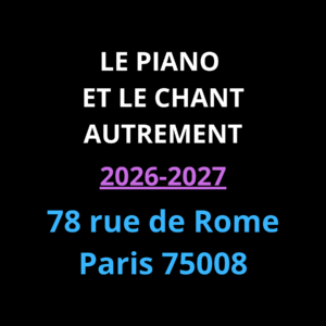 Lire la suite à propos de l’article Cours de piano rue de Rome – Paris